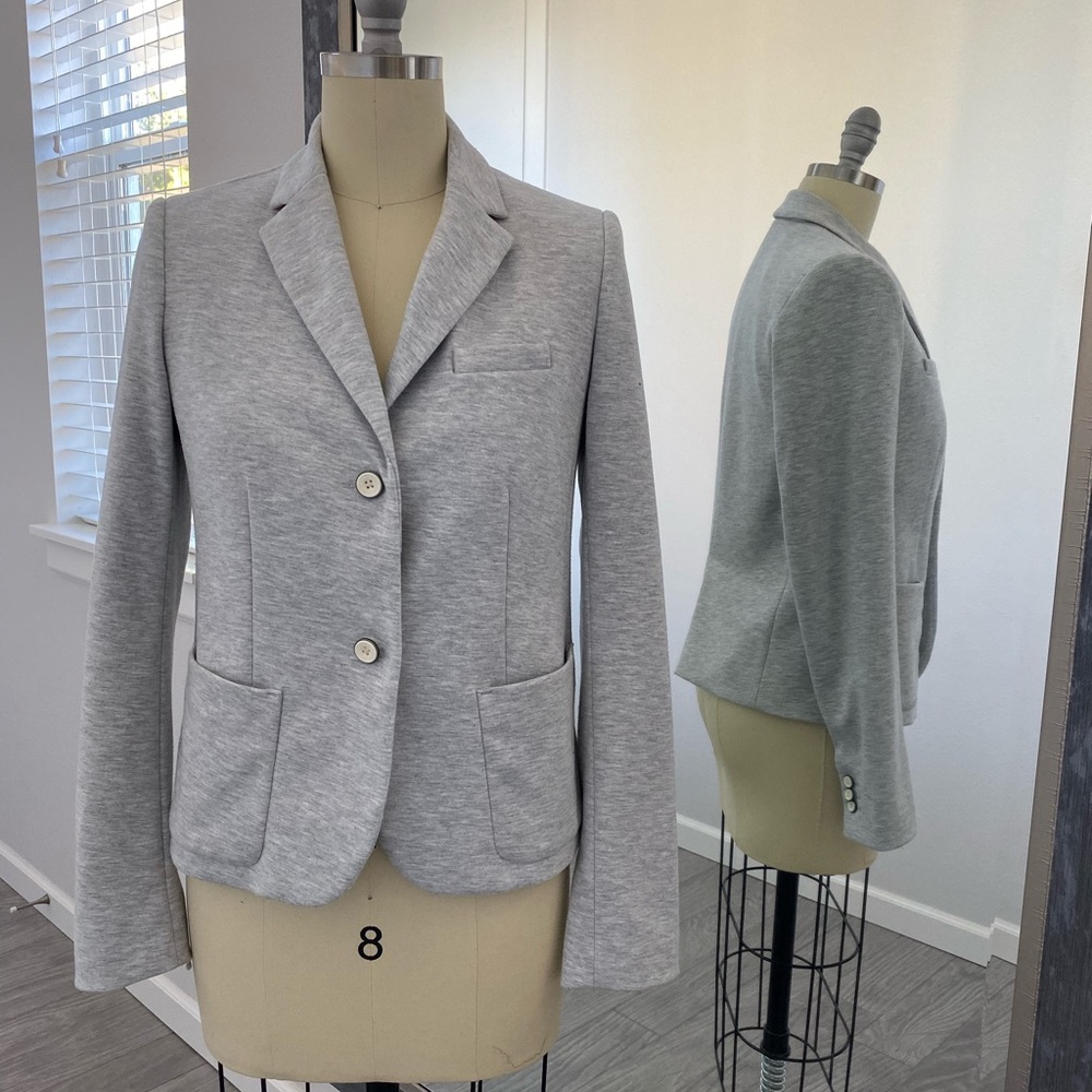 GAP Light Gray Knit Blazer